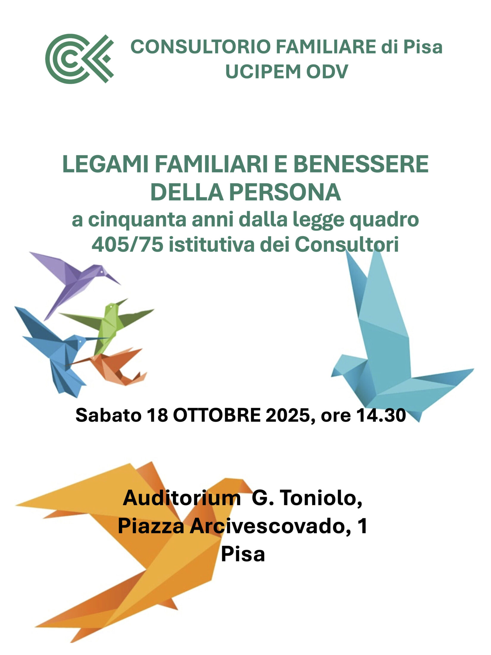 Legami familiari e benessere della persona